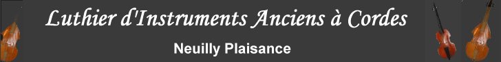 luthier d'instruments ancienes a cordes