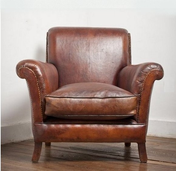 club chair, club chair ancien, club chair réédition, art antiquités, art antiquités