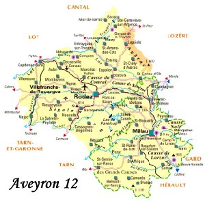 Aveyron, Midi Pyr�n�es, Cartes des d�partements de France, Carte de France,  itin�raire, shopping art, shopping antiquit�s, shopping art antiques, art shopping, antiques shopping, art antiques shopping in France, map, maps,