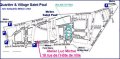 Plan d'acc�s a l'atelier de Luc Michel