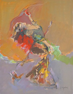 ran�ois Quilici, artiste peintre, galerie d'art, Kallist� 21, titre de l'oeuvre, Au fond de son image