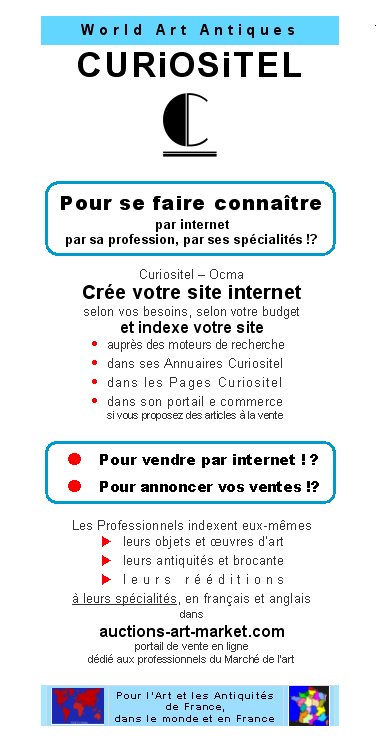 se faire conna�tre par internet, avoir un site, r�f�rencer son site, vendre par internet, annoncer ses ventes, ventes aux ench�res, auctions art market