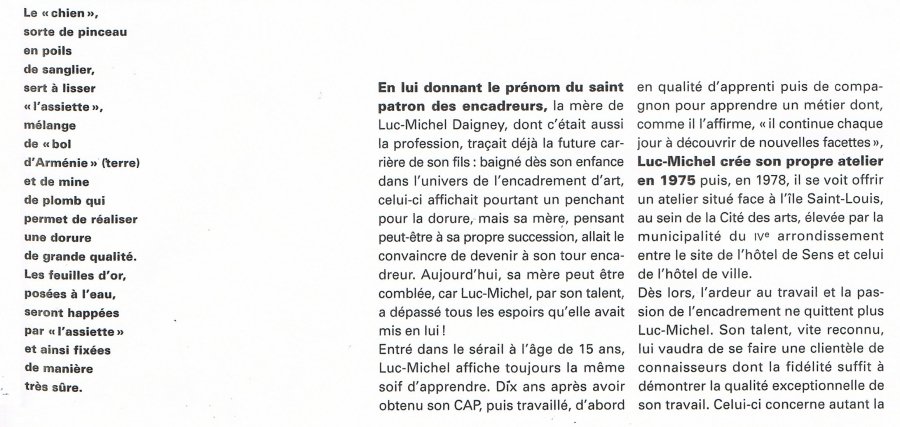 paris le marais encadrement d'art,