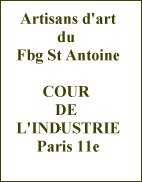 Cour de l'Industrie, 37bis rue de Montreuil, Paris 11e, Cour des Artistes et des Artisans d'art,