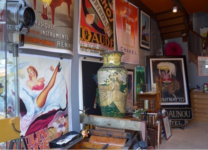 Galerie d'art, Nicholas Moufflet, affiches anciennes originales, affichen anciennes de collection
