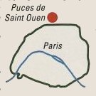 March aux Puces de Saint Ouen, mitoyen  Paris 18e